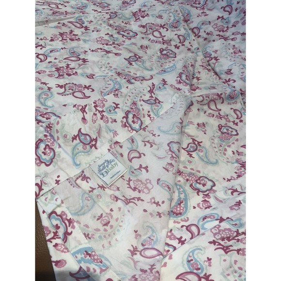 Simply Shabby Chic Baby Cribskirt Window Pannel Dust Ruffle Embroidery HTF New - Picture 8 of 9